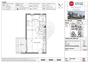 t2 à la vente -   34300  AGDE, surface 42 m2 vente t2 - UBI380688121